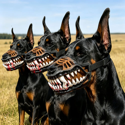 GhostGuard™ Dog Mask 🐾💀 — Safety with a Fierce Look