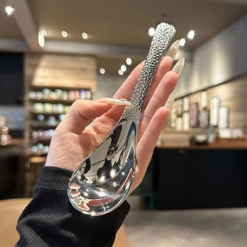 Elegant 2PCS Dessert Spoon Set