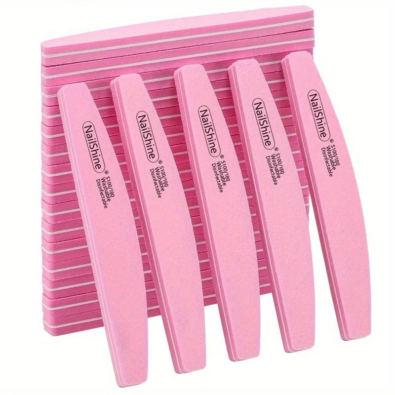 Double-Sided Colorful Nail File Set