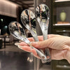 Elegant 2PCS Dessert Spoon Set