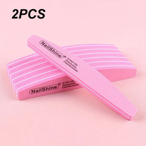 Double-Sided Colorful Nail File Set