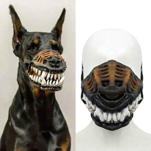 GhostGuard™ Dog Mask 🐾💀 — Safety with a Fierce Look